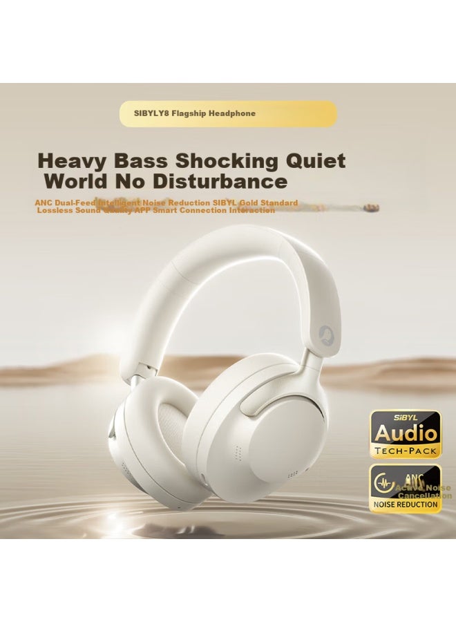 Sibyl Over-ear Bluetooth Headphones With Active Noise Cancellation, 2025 New Model, Long Battery Life, Sports Gaming Running Wired High Aesthetic Value - Image 1
