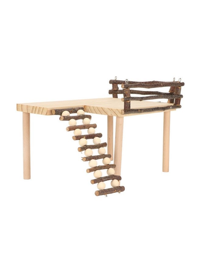 Zerodis Zerodis Hamster Climb, Multipurpose Hamster Playing Hamster Bridge Rodents Chew Toy for Hamsters Chinchillas Guinea Pig Ferret Reptile  - Image 5