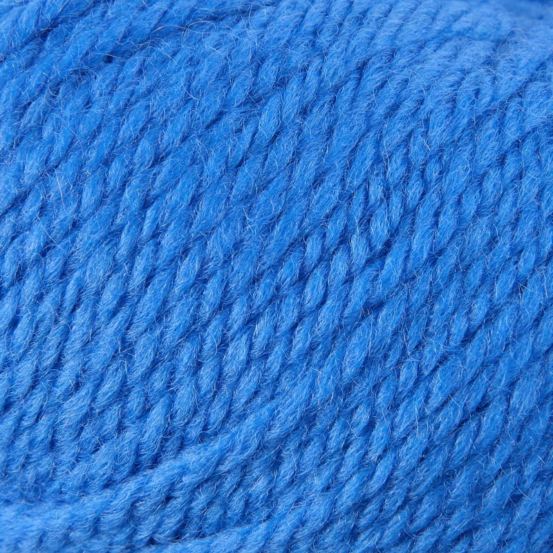Gisimo 100% Merino Wool Yarn 3-Ply Luxurious and Soft Yarn for Hand Knitting & Crocheting (Blue,1Ball) - Image 2