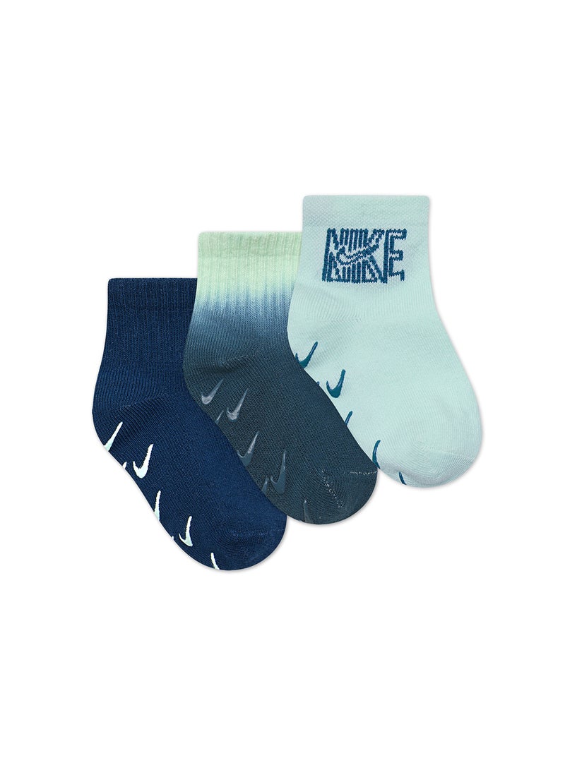 Nike Infant 3 Pack Glow With Me Socks - Image 1