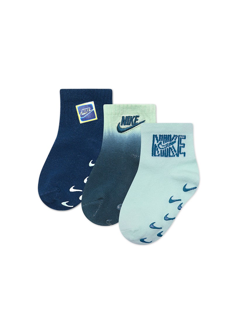 Nike Infant 3 Pack Glow With Me Socks - Image 2