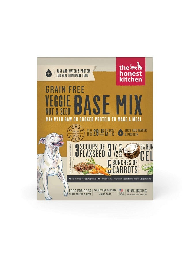 Human Grade Dehydrated Grain Free Veggie, Nut & Seed Base Mix For Dogs 7 Lb  Kindly