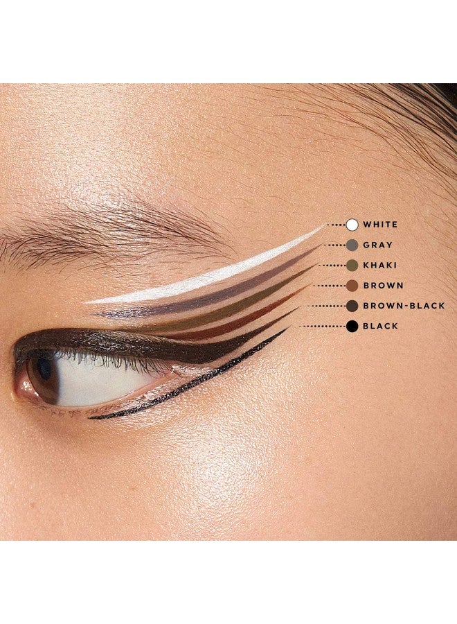 UZU Flowfushi Uzu Eye Opening Liner Liquid Eyeliner (Gray) - Image 3