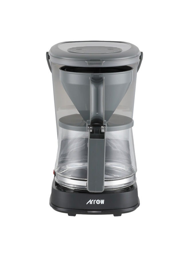 ارو ماكينة صنع القهوة بسعة 1.2 لتر - باللونين الأسود والرمادي الداكن - RO-125CMD - Image 2