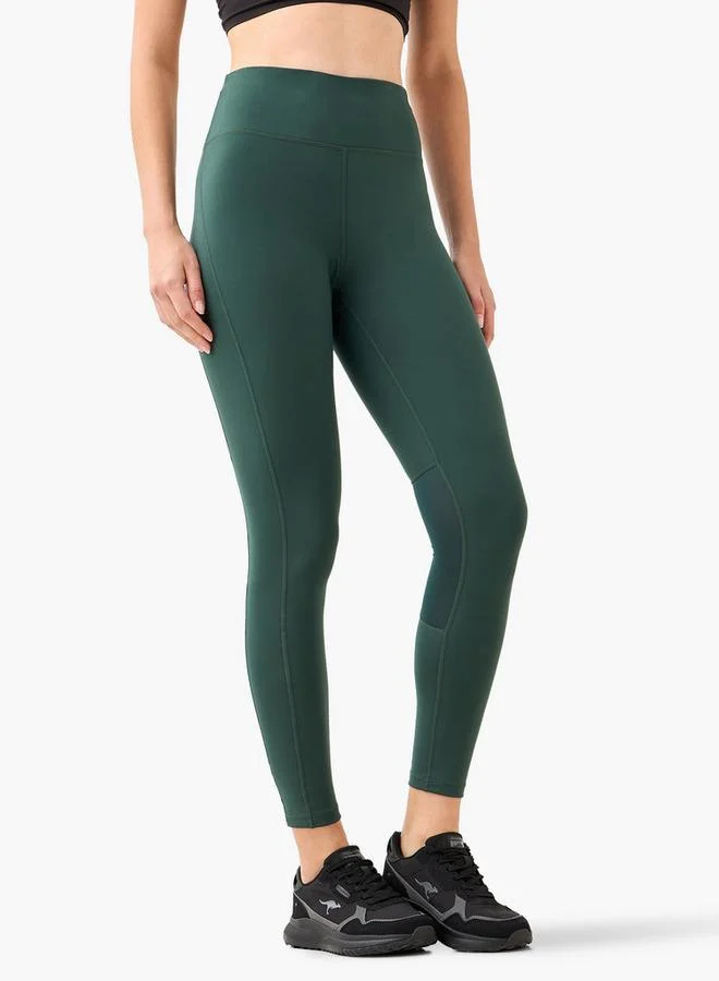 Splash Active Green Women 2-Way Stretch Performance Leggings for Women | Best Price UAE