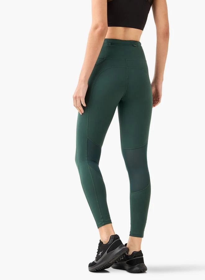 Splash Active Green Women 2-Way Stretch Performance Leggings for Women | Best Price UAE