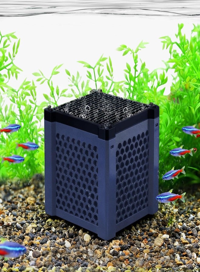 FKSC Pure Cube Water Trough Filter 2.0 Super‑Strong Filtration Aquarium Water Trough Activated Carbon Purifier Cube for Horse, Livestock, Fish Tanks & Ponds,Blue，for 20 Gallons Tank - Image 1