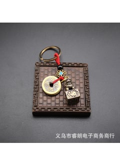 Brass brave seal lion seal keychain small pendant desktop ornaments monkey turtle spot wholesaleLion seal (five Emperor money hanging buckle) Lion seal (five Emperor money hanging buckle)