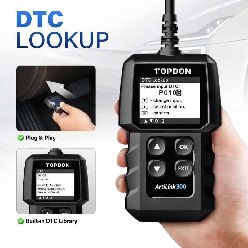 Topdon ArtiLink300 OBD2 Code Reader For Cars - Image 3