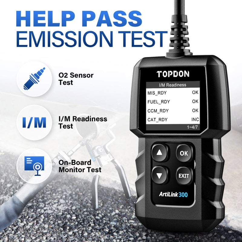 Topdon ArtiLink300 OBD2 Code Reader For Cars - Image 5