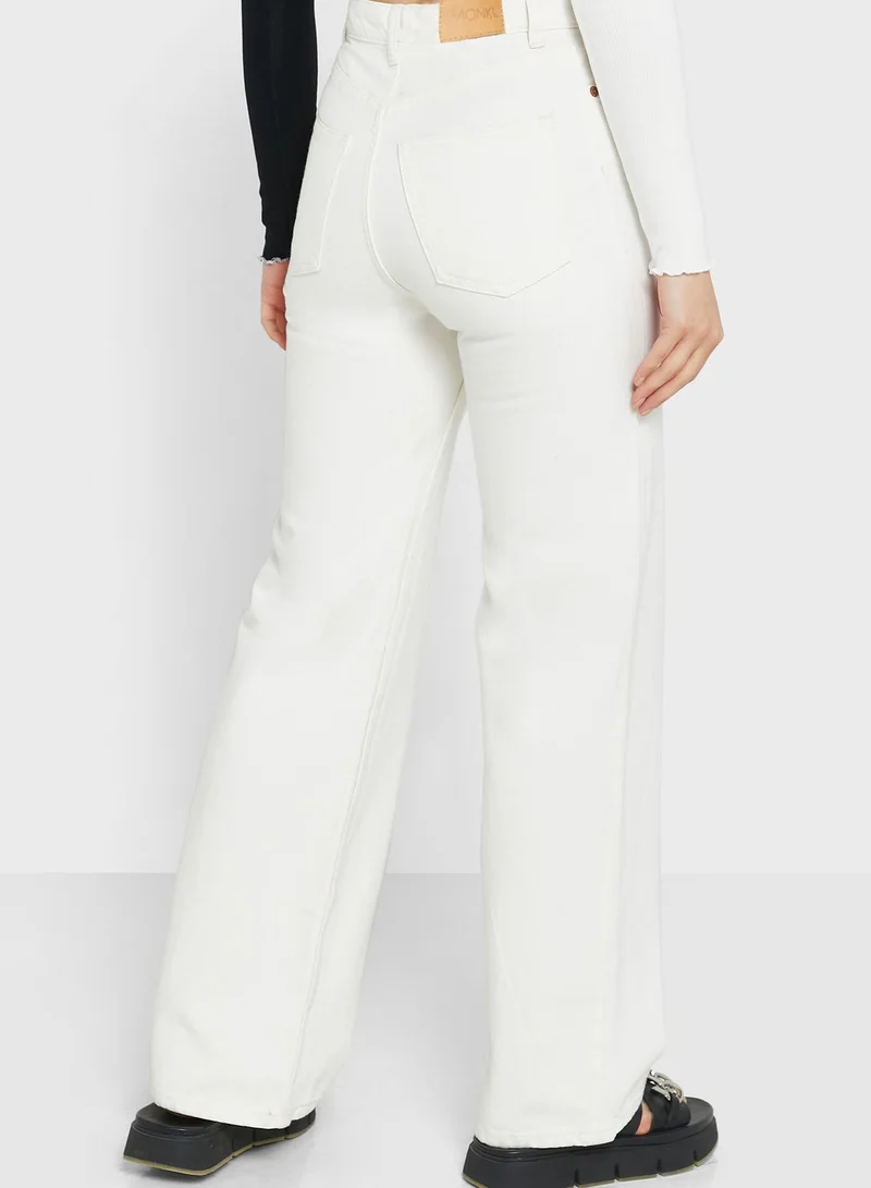 MONKI Wide Leg Jeans