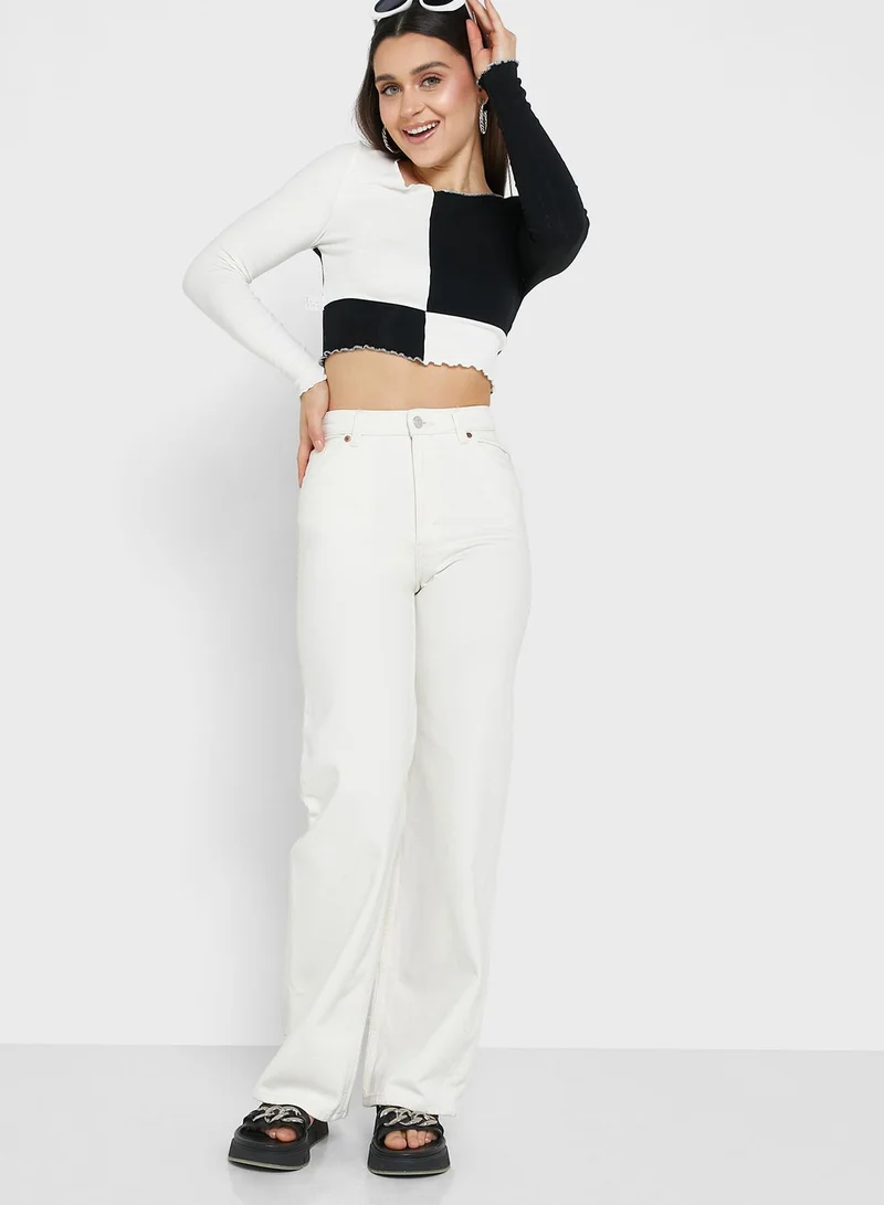 MONKI Wide Leg Jeans