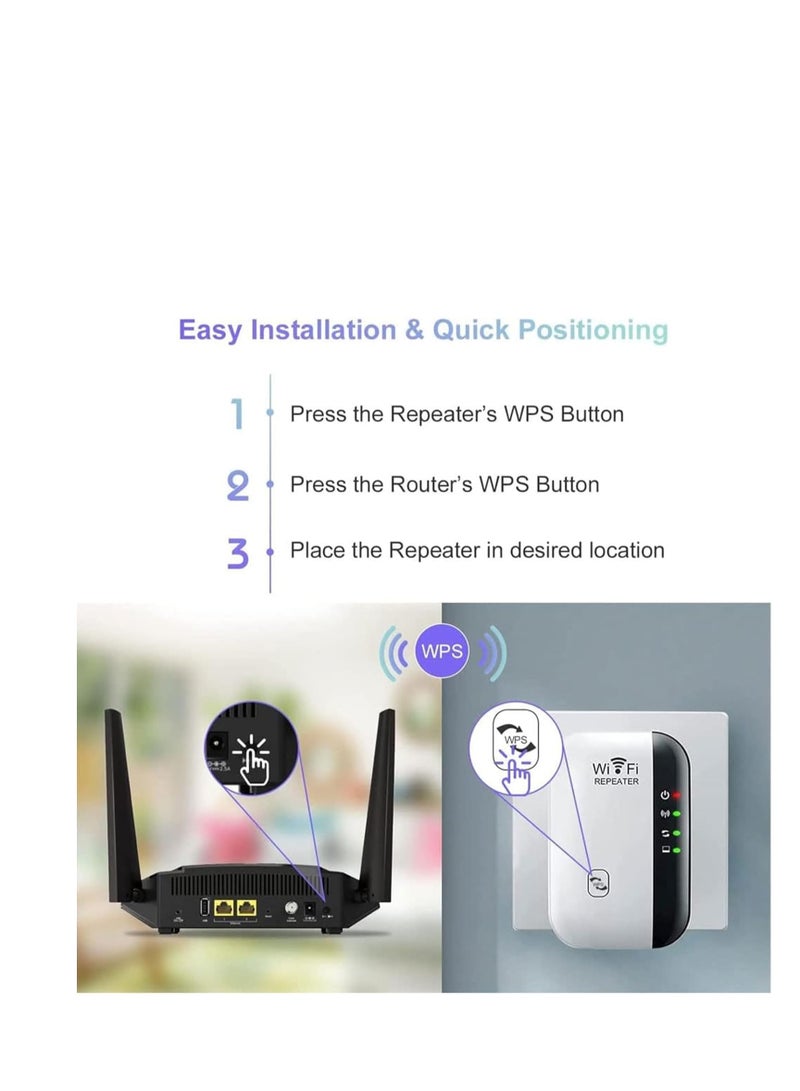 Loyal Star Universal Wi-Fi Range Extender White - Image 4