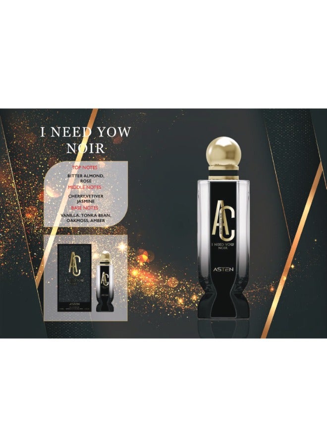 استين عطر نييد يو نوار من أستن – أو دو بارفيوم 100 مل | تجربة فريدة تجمع بين الغموض والأناقة - Image 5