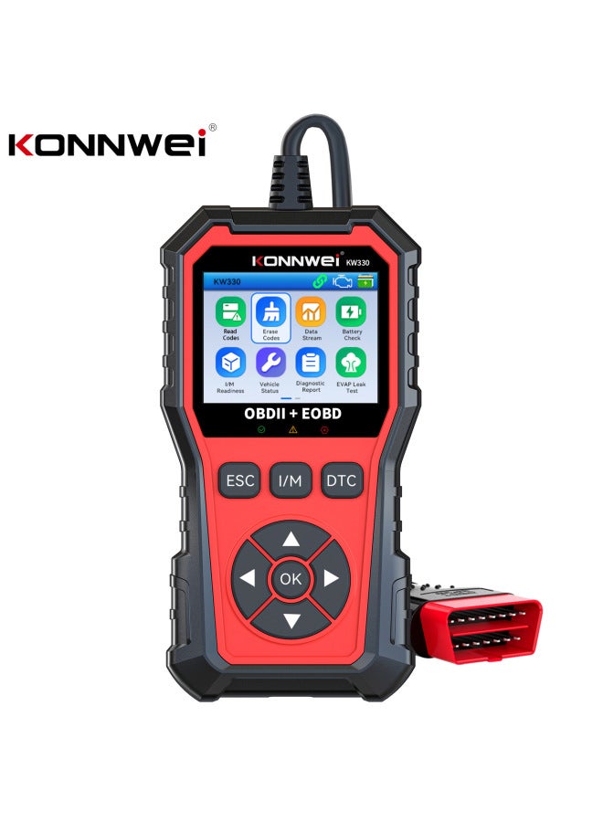 Konnwei New Kw330 Obd2 Car Engine Fault Diagnosis Fault Instrument Car Obd2 Eobd Fault Diagnosis Instrument - Image 5