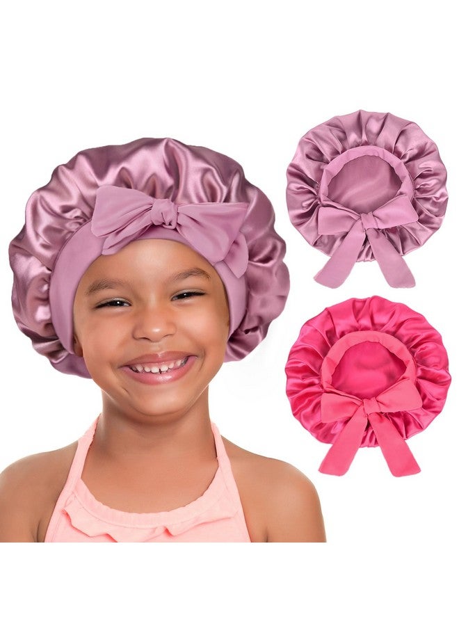 يانيبست قطعة بونيه الطفل الحرير بونيه للأطفال قبعة النوم مجعد الشعر الطبيعي الحرير بونيه للفتيات الفتيان الرضع - Image 1