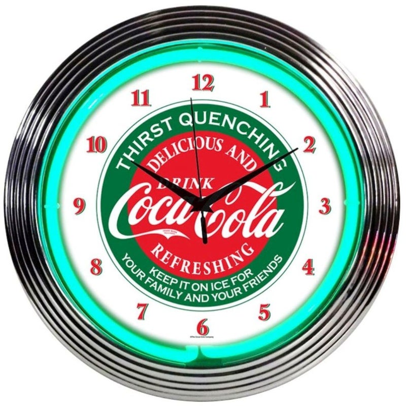 Neonetics Drinks Coca Cola Evergreen Neon Wall Clock 15