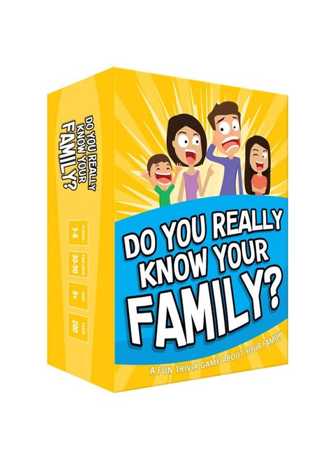 Do You Really Know Your Family? A Fun Family Game Filled With Conversation Starters And Challenges - Great For Kids Teens And Adults
