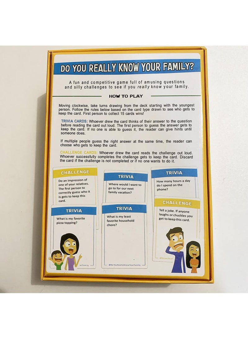 General - Do You Really Know Your Family? A Fun Family Game Filled With Conversation Starters And Challenges - Great For Kids Teens And Adults - Image 1