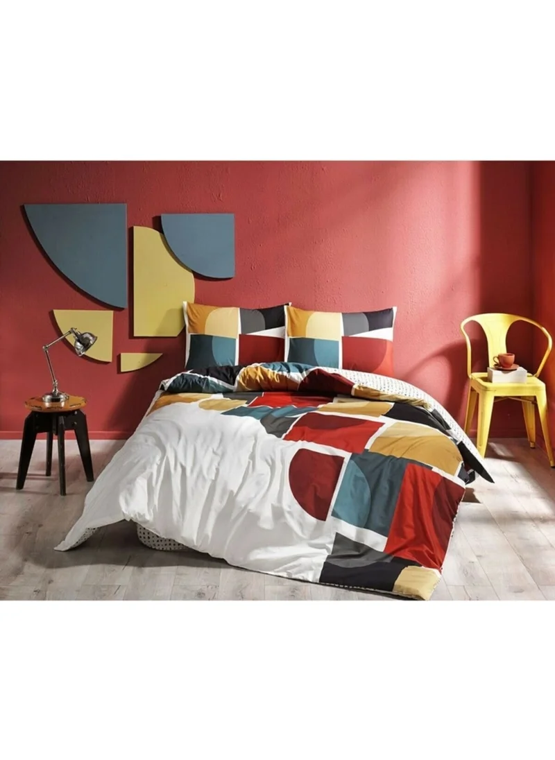 تي اي Leo Mustard Double Ranforce Duvet Cover Set