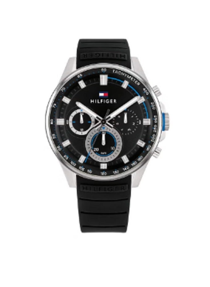 TOMMY HILFIGER Men's Max Black Dial Watch - 1791971 - Image 1