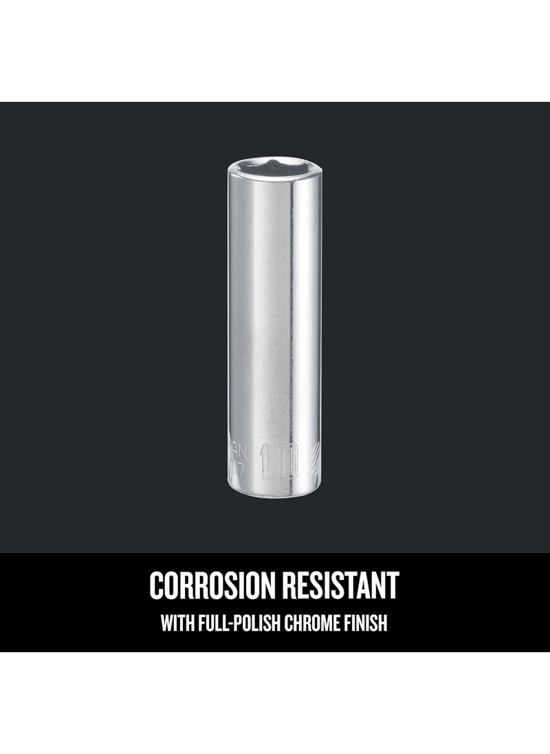 CRAFTSMAN CRAFTSMAN Deep Socket Metric 14Inch Drive 10mm 6Point CMMT44407  - Image 3