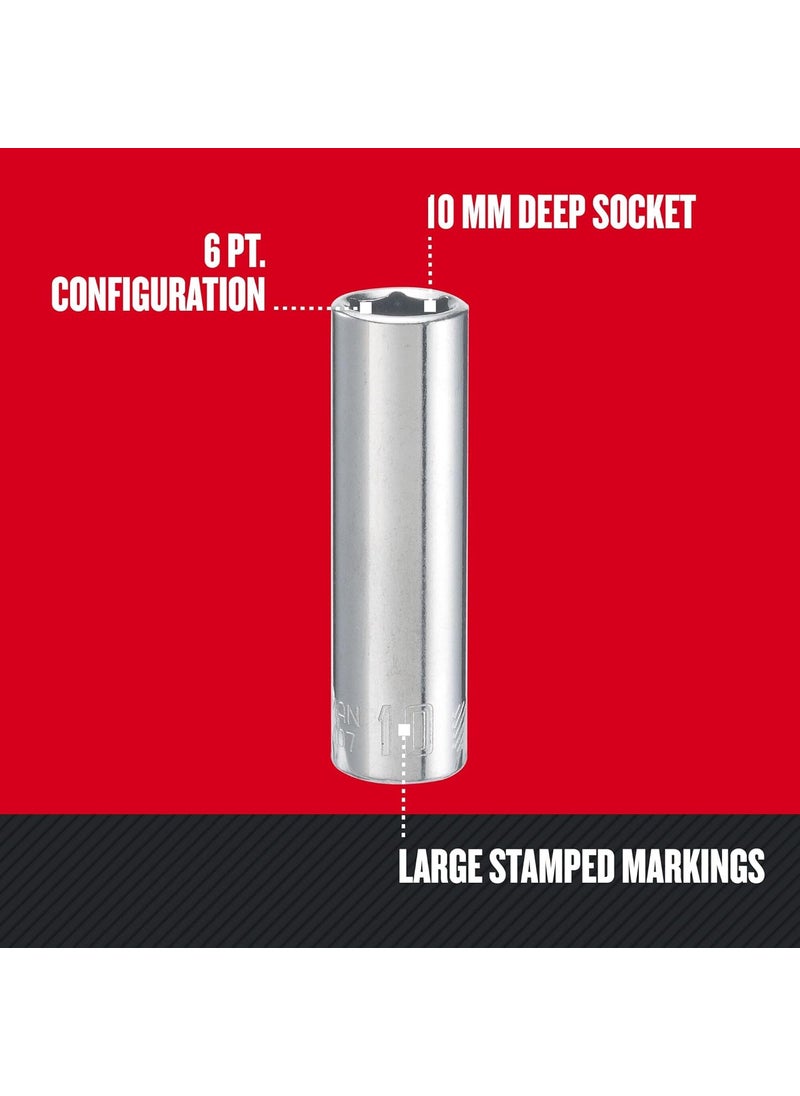 CRAFTSMAN CRAFTSMAN Deep Socket Metric 14Inch Drive 10mm 6Point CMMT44407  - Image 2