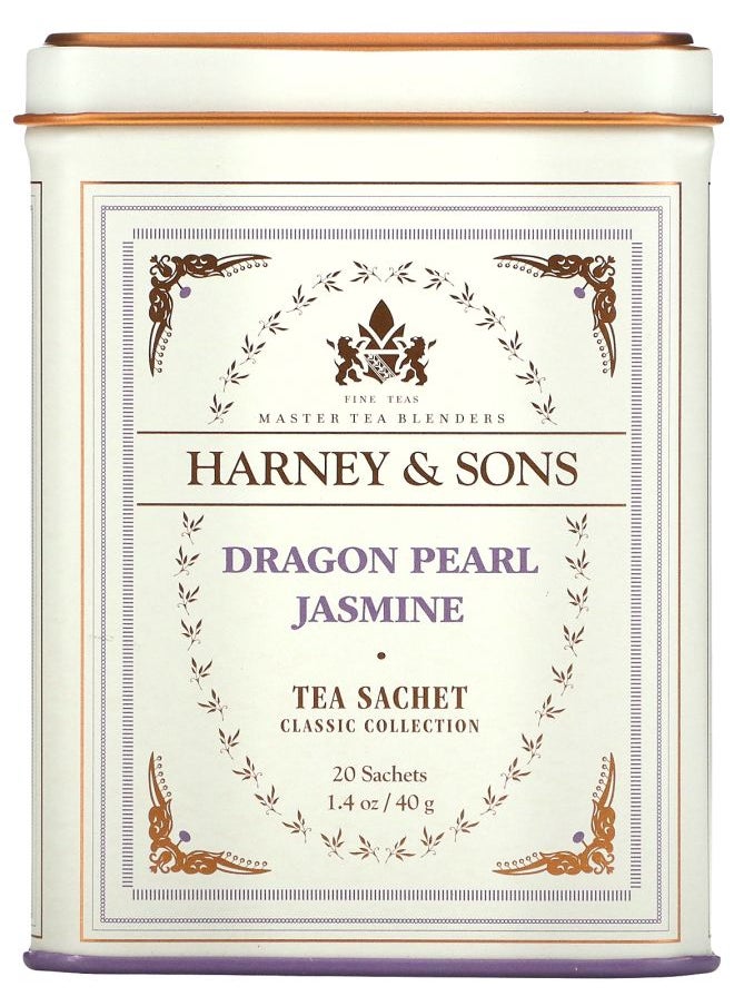 Fine Teas Dragon Pearl Jasmine 20 Tea Sachets 1.4 oz (40 g) - pzsku/ZB5DE7FB5A58D9576E156Z/45/_/1729076944/126ce2bb-2042-40f9-ae50-d992e777fdd5