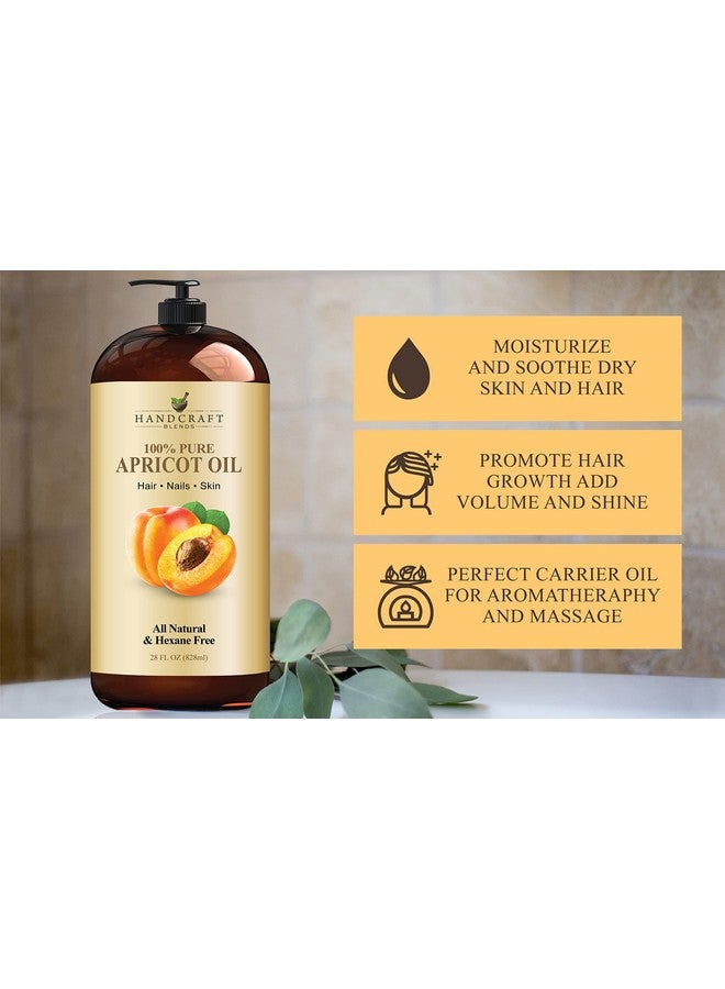 handcraft Blends Apricot Kernel Oil100% Pure And Naturalpremium Quality Cold Pressed Carrier Apricot Oil For Aromatherapy Massage And Moisturizing Skinhuge 28 Fl. Oz - Image 5