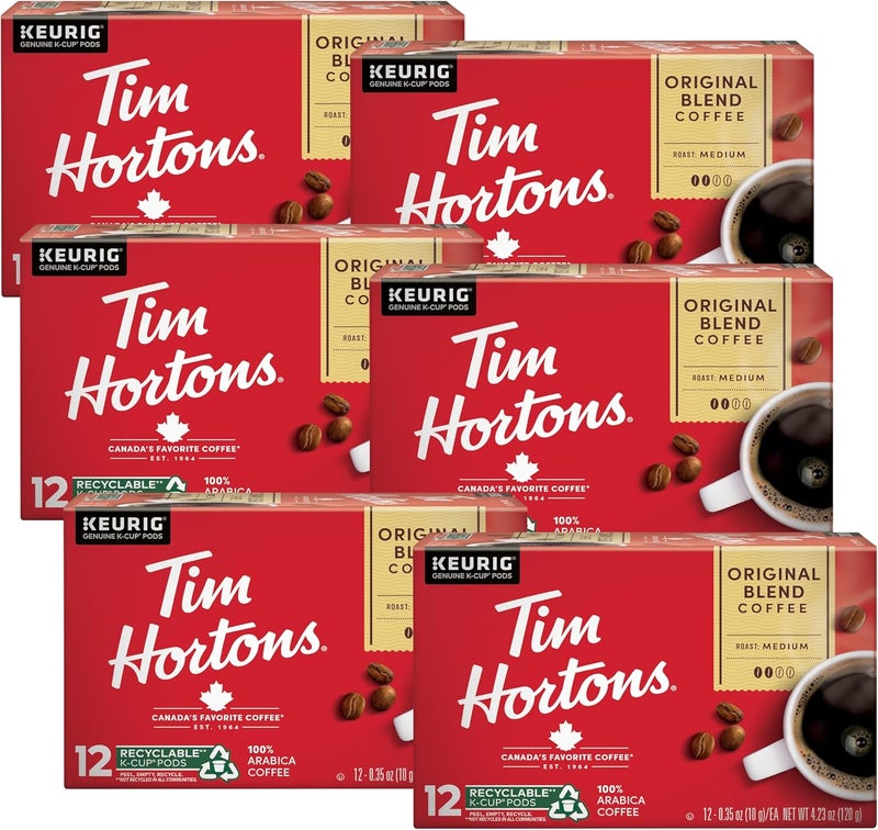 Tim Hortons Original Blend Medium Roast Coffee K-Cup Pods - Image 1