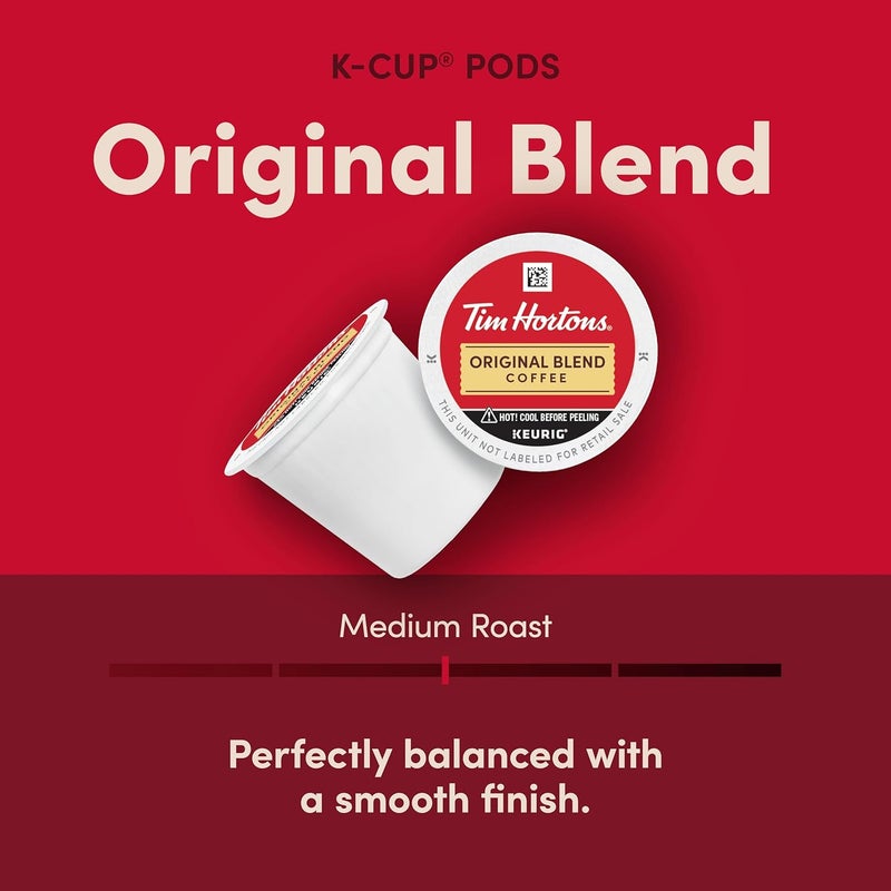 Tim Hortons Original Blend Medium Roast Coffee K-Cup Pods - Image 2