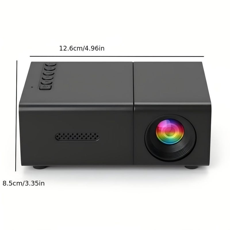 1pc USB Powered Mini HD Projector For Home Movies And Office Presentations - Image 1