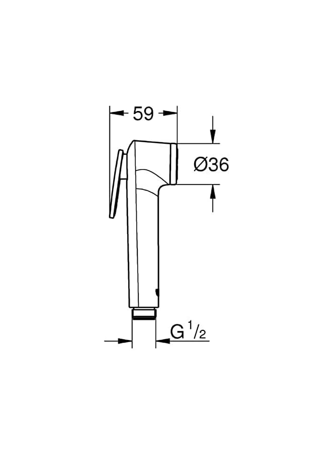 The Bros Bathroom Fixtures, Trigger Spray, Shattaf - Tempesta-F Collection - Image 2