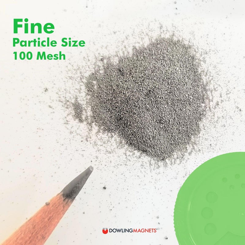 Dowling Magnets Dowling Magnets Iron Filings Variety Pack, 3 Jars (fine, Medium, coarse), 12 Ounces Each (731050)  - Image 3