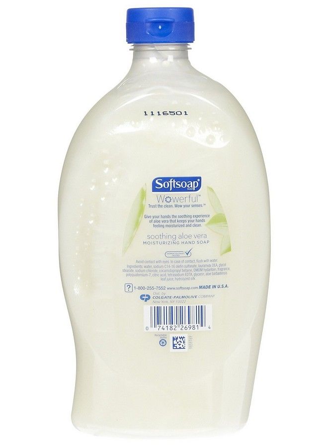 Softsoap Moisturizing Hand Soap Refill Soothing Aloe Vera 32 Oz - Image 3