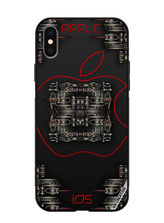 VR CREATIVE Protective Case Cover For Apple iPhone XS Max Design Apple Ios Design Multicolour - Image 1