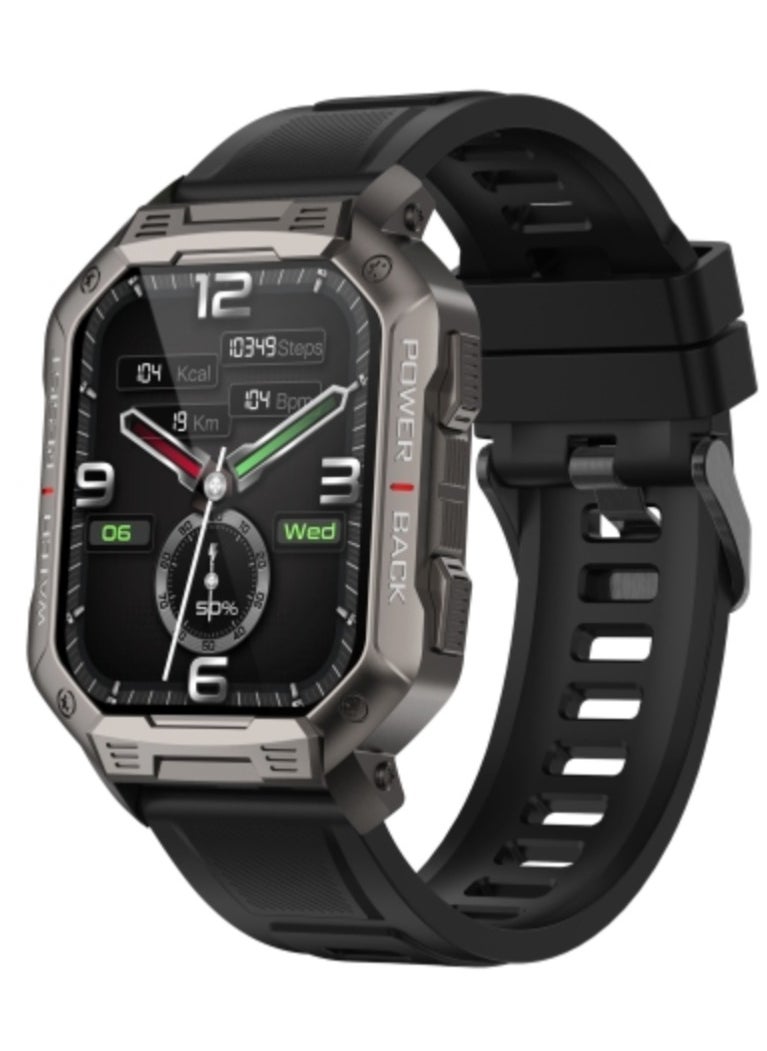AROAQ - NX3 1.83 inch Color Screen Smart Watch,Support Heart Rate Monitoring/Blood Pressure Monitoring(Black) - Image 1