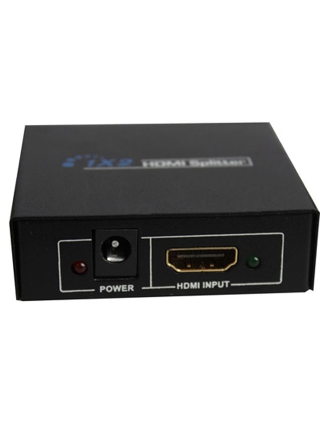 BURAQ V1.3 1x2 HDMI Splitter(Black) - Image 2