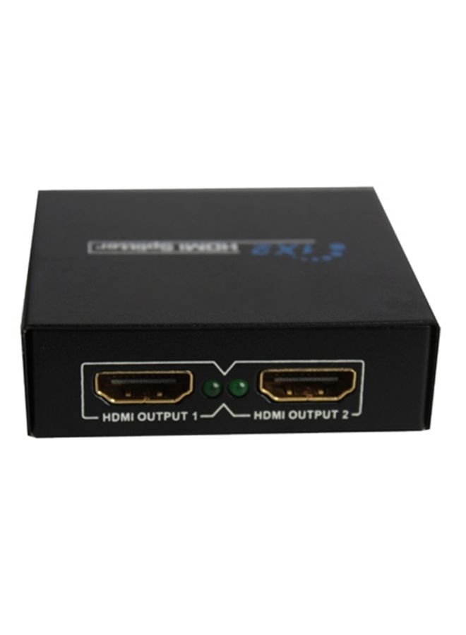 BURAQ V1.3 1x2 HDMI Splitter(Black) - Image 3