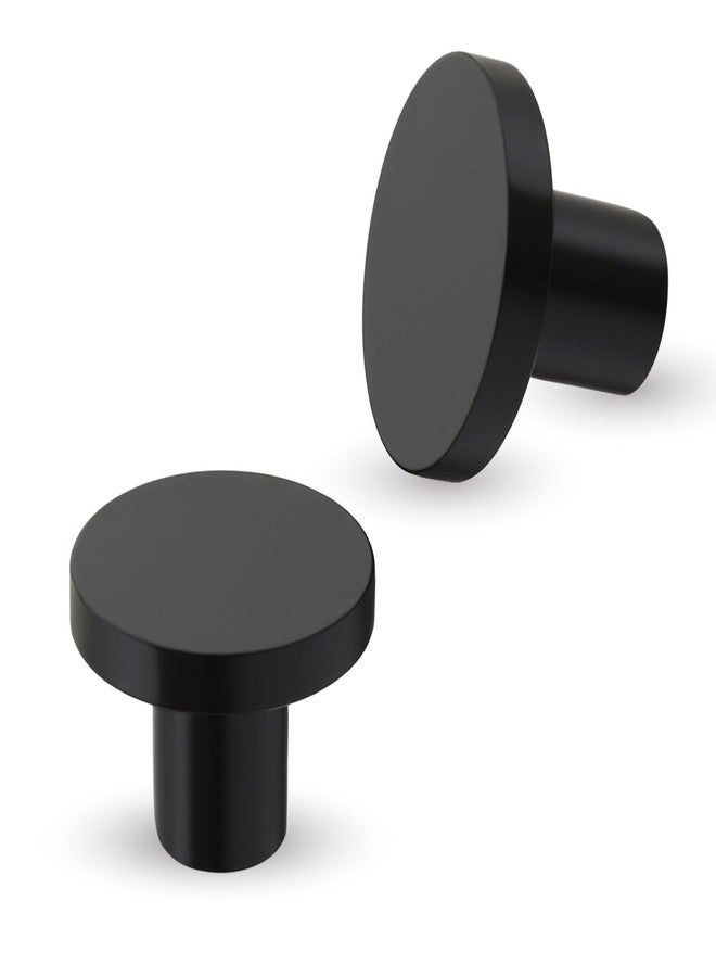 LAPO 3 Piece Drawer Knobs for Home & Office - Durable and Elegant Stainless Steel Door Knob for Cabinets, Cupboards & Dressers (Black Finish) - Image 1