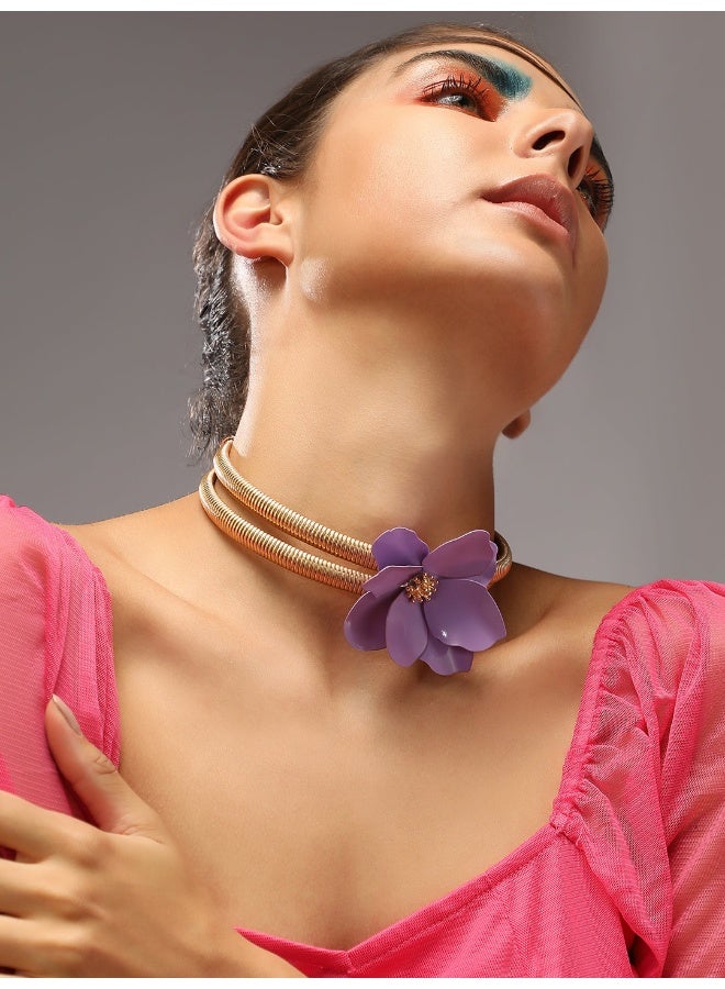 SOHI Poppy Choker Artificial Necklace Jewellery  - Image 5