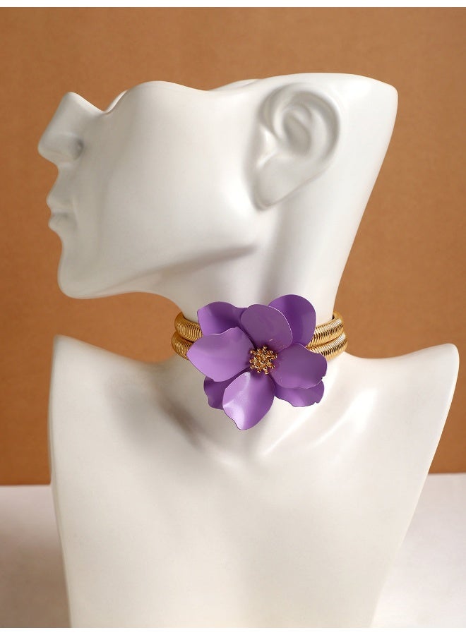 SOHI Poppy Choker Artificial Necklace Jewellery  - Image 4