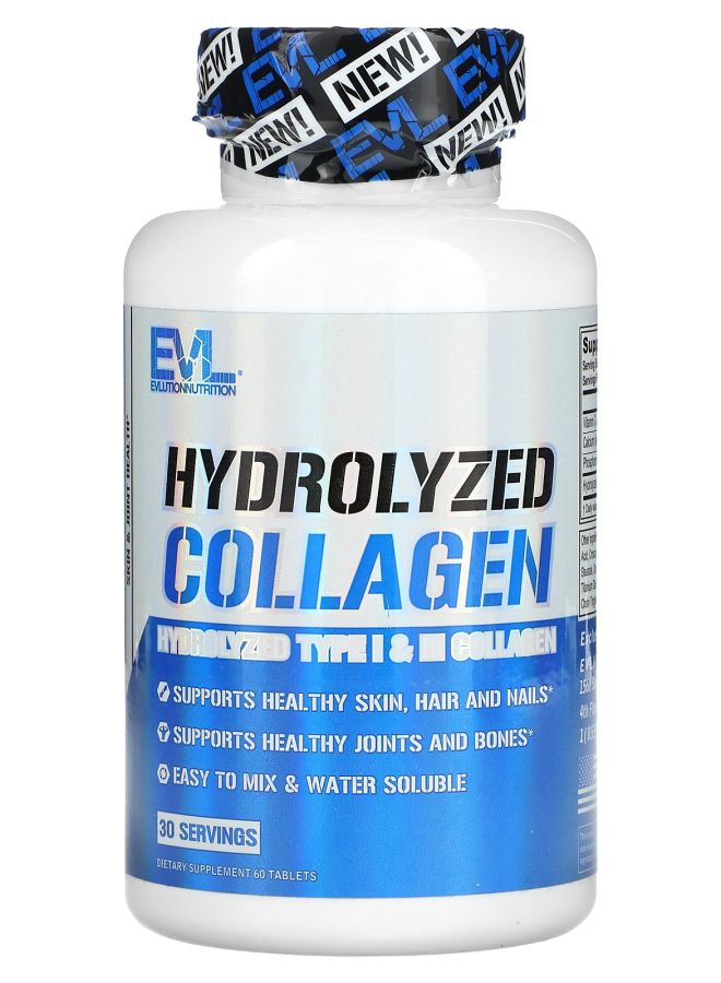 EVLUTION NUTRITION كولاجين مهدرج 60 قرص