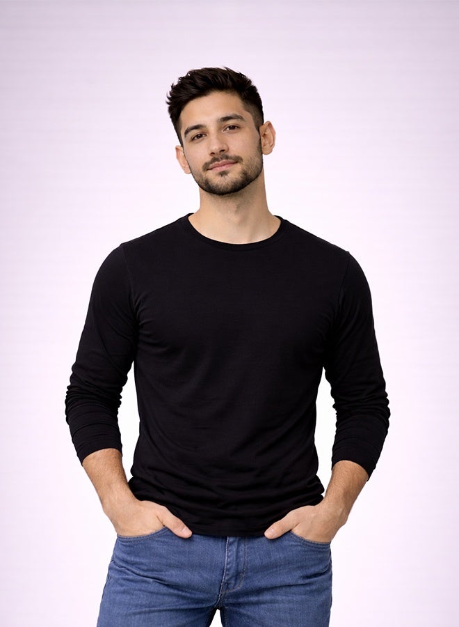 دايس طقم تيشيرتات رجالي كم طويل قطني (6 قطع) - Image 3