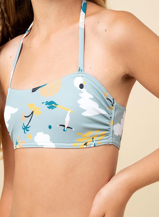 DECATHLON Girls’ bandeau bikini top 100 - Image 2