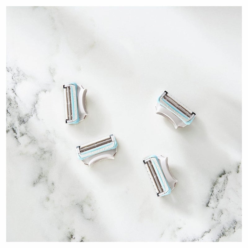 Gillette شفرات حلاقة جيليت فينوس للعناية الشخصية للنساء مع مقص البيكيني، 4 قطع - Image 2