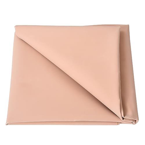Aqbah Ultra Soft Rubber Sheet for Bed Adult, Toddler, Mattress Protector, Non Absorbent Reusable Crib Mattress Protection Non-Allergic (Peach 39X36 inches) - Image 1