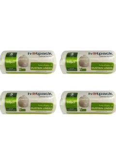Hotpack Heavy Duty Small Dustbin Liners 4 x 50 bags 