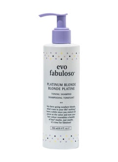EVO Evo Fabuloso Platinum Blonde Toning Shampoo 250ml  - Image 1