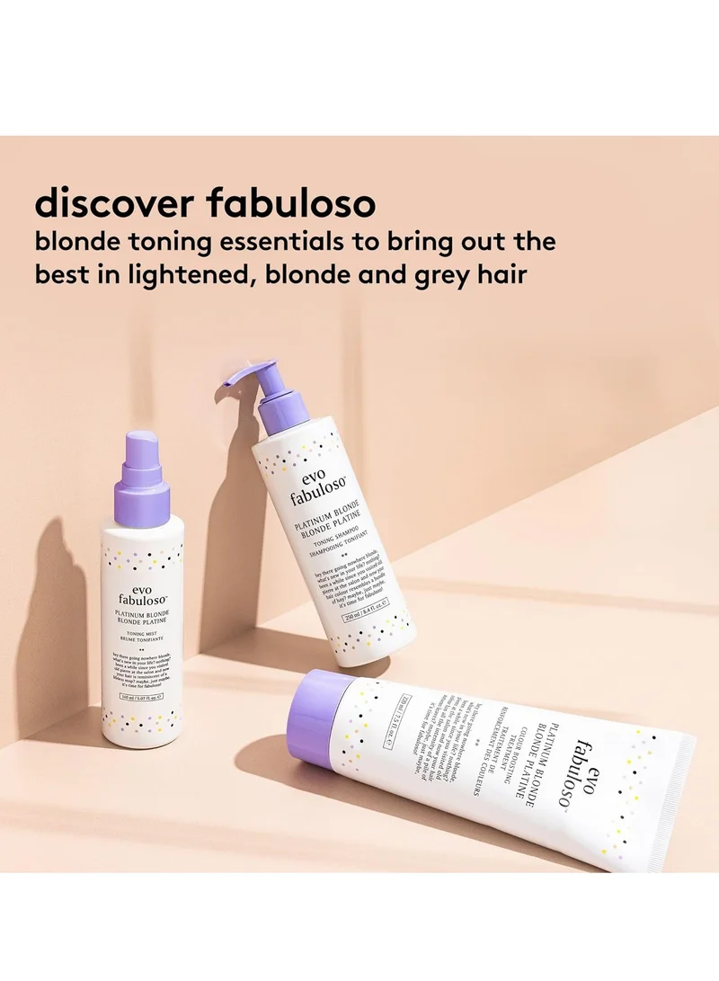 Evo  Evo Fabuloso Platinum Blonde Toning Shampoo 250ml  | Best Price UAE